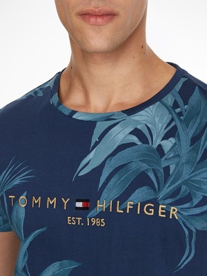 Tommy Hilfiger pánské modré triko Palm - XL (0GY)
