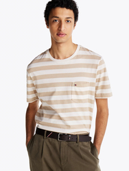 Tommy Hilfiger pánské pruhované triko - S (0FA)