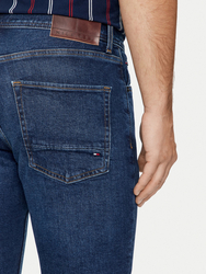 Tommy Hilfiger pánské tmavě modré džíny Denton - 30/32 (1BL)