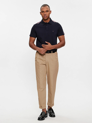 Tommy Hilfiger pánské tmavě modré polo triko Global - XL (DW5)