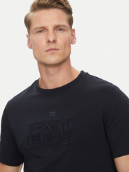 Tommy Hilfiger pánské tmavě modré tričko  - L (DW5)