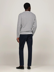 Tommy Hilfiger pánský šedý svetr - XL (P91)