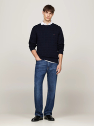 Tommy Hilfiger pánský tmavě modrý svetr - S (DW5)
