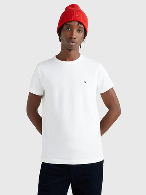 Tommy Hilfiger pánské bílé triko Slim - M (YBR)