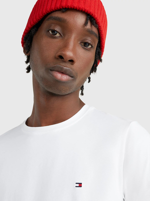 Tommy Hilfiger pánské bílé triko Slim - L (YBR)