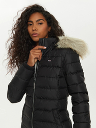 Tommy Jeans dámská černá bunda - XS (BDS)