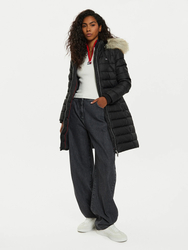 Tommy Jeans dámská černá bunda - XS (BDS)