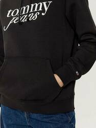 Tommy Jeans dámská černá mikina - XS (BDS)