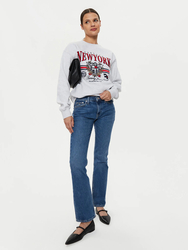 Tommy Jeans dámská šedá mikina - S (P08)