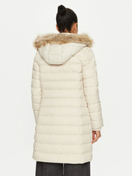 Tommy Jeans dámská béžová bunda - S (ACG)