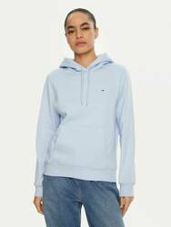 Tommy Jeans dámská světle modrá mikina - L (C3Q)