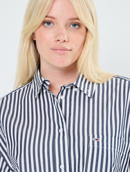 Tommy Jeans dámská pruhovaná košile - XXS (C1G)