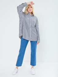 Tommy Jeans dámská pruhovaná košile - XXS (C1G)