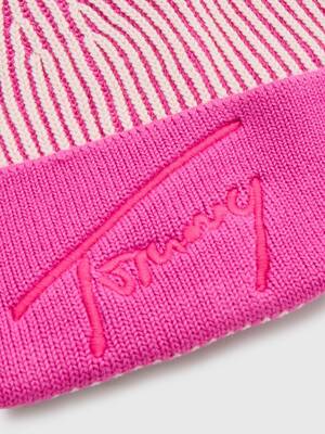 Tommy Jeans dámská růžová zimní čepice BEANIE - OS (0JV)