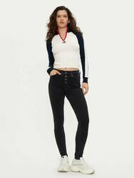 Tommy Jeans dámské černé džíny - 25/30 (1BZ)