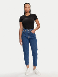 Tommy Jeans dámské černé tričko - S (BDS)