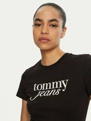 Tommy Jeans dámské černé tričko  - XS (BDS)