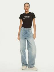 Tommy Jeans dámské černé tričko  - XS (BDS)