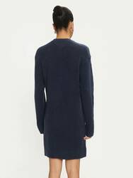 Tommy Jeans dámské modré úpletové šaty - XS (DRO)