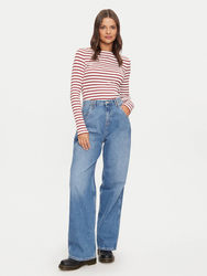 Tommy Jeans dámské pruhované tričko - L (XIT)