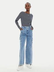 Tommy Jeans dámské pruhované tričko - XS (C1G)