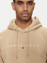 Tommy Jeans pánská béžová mikina - XL (AB9)
