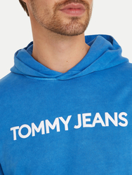 Tommy Jeans pánská modrá mikina - L (C2T)
