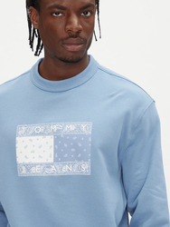 Tommy Jeans pánská světle modrá mikina - S (DY6)