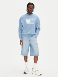 Tommy Jeans pánská světle modrá mikina - S (DY6)