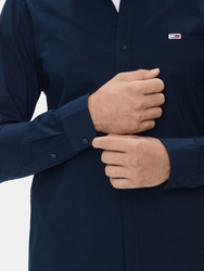 Tommy Jeans pánská tmavě modrá košile - M (C1G)