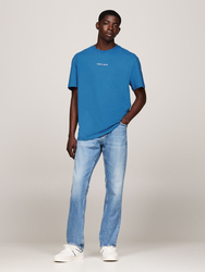 Tommy Jeans pánské modré tričko - L (C2T)
