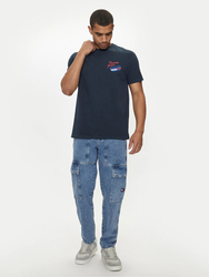 Tommy Jeans pánské modré tričko  - S (C1G)