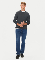 Tommy Jeans pánský šedý svetr - XXL (PUB)