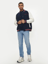 Tommy Jeans pánský tmavě modrý bomber  - S (C1G)