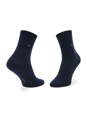 Tommy Hilfiger dámské modré ponožky 2P STRIPE - 35/38 (NAV)