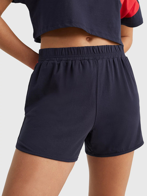 Tommy Hilfiger dámské tmavě modré šortky - S (DW5)