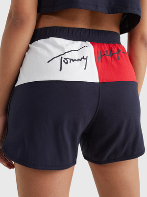 Tommy Hilfiger dámské tmavě modré šortky - XS (DW5)