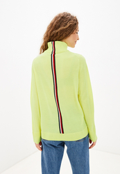 Tommy Hilfiger dámský fosforový svetr Jakayla - XXS (ZQF)