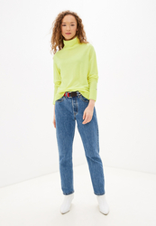 Tommy Hilfiger dámský fosforový svetr Jakayla - XXS (ZQF)