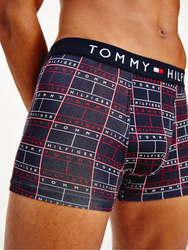 Tommy Hilfiger pánské boxerky TRUNK PRINT - S (0H9)