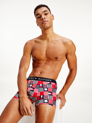 Tommy Hilfiger pánské boxerky TRUNK PRINT - L (0NY)