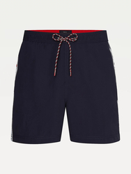 Tommy Hilfiger pánské tmavě modré plavky SF MEDIUM DRAWSTRING - S (DW5)