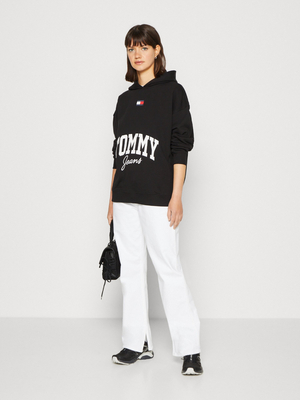 Tommy Jeans dámská černá mikina - S (BDS)