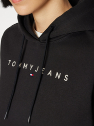 Tommy Jeans dámská černá mikina - L (BDS)