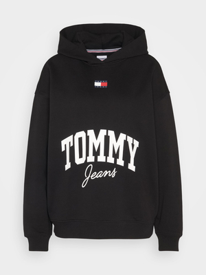 Tommy Jeans dámská černá mikina - L (BDS)