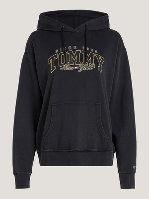 Tommy Jeans dámská černá mikina - S (BDS)