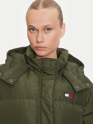 Tommy Jeans dámská khaki bunda - L (M12)