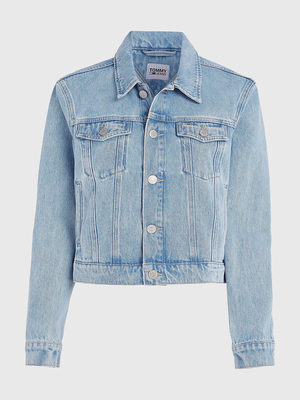 Tommy Jeans dámská světle modrá džínová bunda IZZIE  - M (1AB)