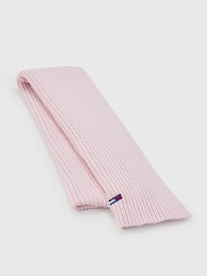 Tommy Jeans dámská světle růžová zimní šála - OS (TJP)
