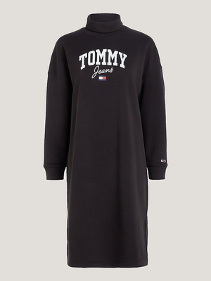 Tommy Jeans dámské černé mikinové šaty - XS (BDS)